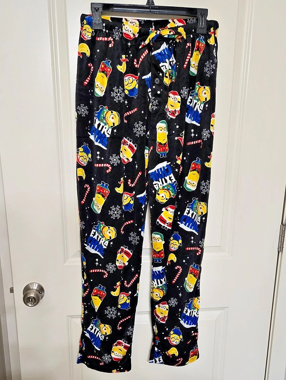 Illumination Minions Holiday Fleece Pajama Lounge Pants Medium